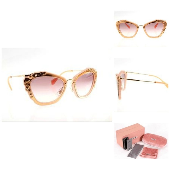 Miu Miu Accessories - MIU MIU Sunglasses Matte Pink Brand New!